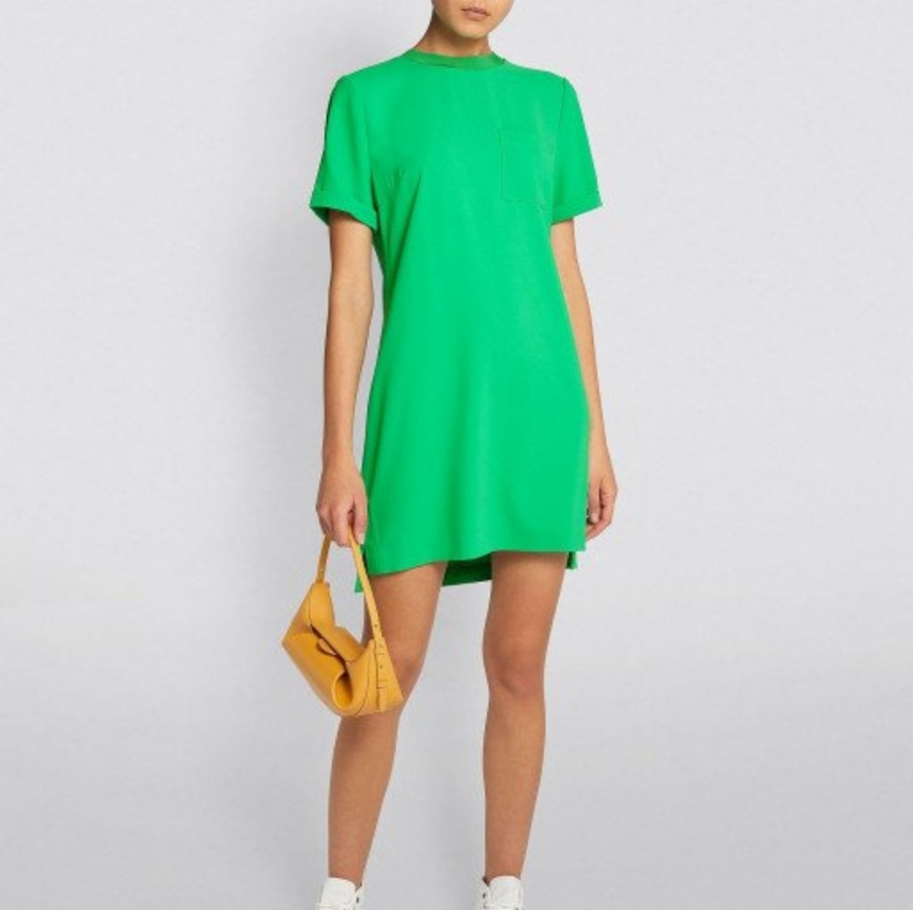 Alice + Olivia Catalina T Shirt Dress in Mint Kelly Size X-Small